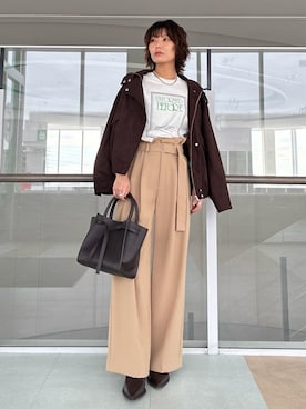 Mila Owenさん(レディース・160cm)の秋コーディネート