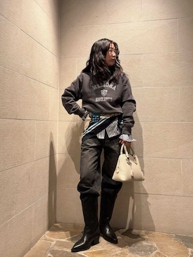 Mila Owenさん(レディース・155cm)の冬コーディネート