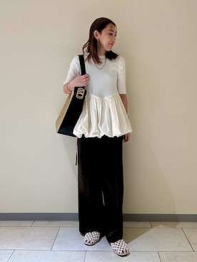 Mila Owenさん（レディース・154cm）の春コーディネート