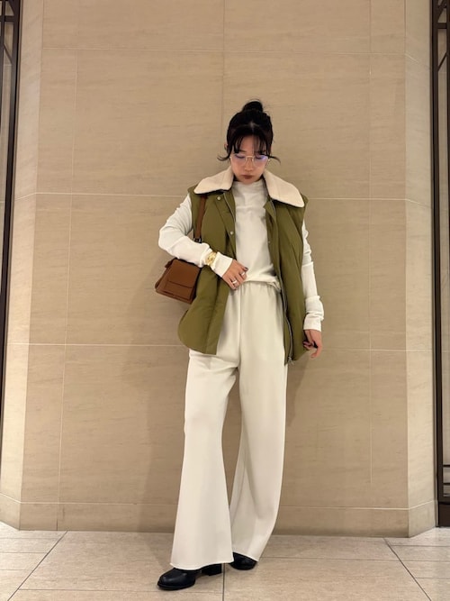 テレコクルーネックプルオーバー（Tシャツ/カットソー）｜Mila Owen