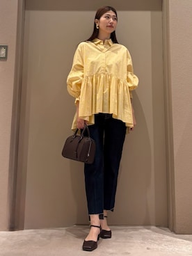 Mila Owenさん（レディース・169cm）の春コーディネート