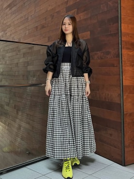 Mila Owenさん（レディース・156cm）の春コーディネート