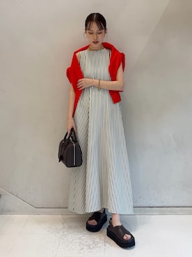Mila Owenさん(レディース・158cm)の夏コーディネート