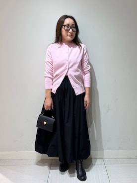 Mila Owenさん（レディース・155cm）の冬コーディネート