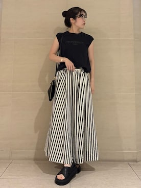 Mila Owenさん(レディース・155cm)の夏コーディネート