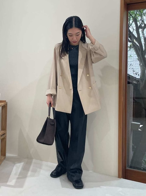 Mila Owen クールタッチ金釦ダブルブレストブレザー Mila Owen｜クールタッチ金釦ダブルブレストブレザー | Rakuten
