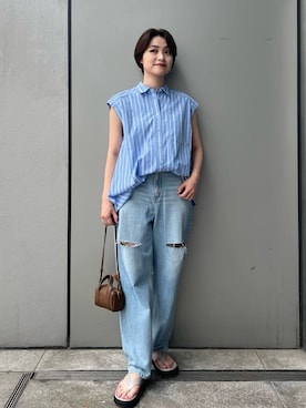 Mila Owenさん(レディース・165cm)の夏コーディネート