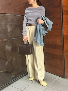Mila Owenさん(レディース・159cm)の春コーディネート