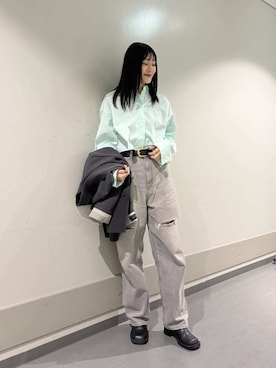 Mila Owenさん(レディース・163cm)の冬コーディネート