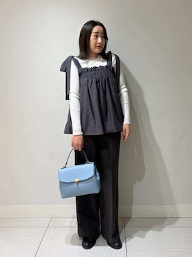 Mila Owenさん(レディース・155cm)の冬コーディネート