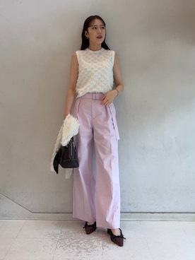 Mila Owenさん(レディース・158cm)の春コーディネート