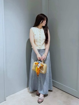 Mila Owenさん(レディース・158cm)の夏コーディネート