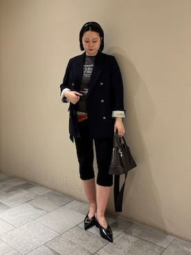 「Mila Owen（ミラオーウェン）のアイテム（その他パンツ）」を使った、Mila Owenさん（レディース・163cm）の秋コーディネート