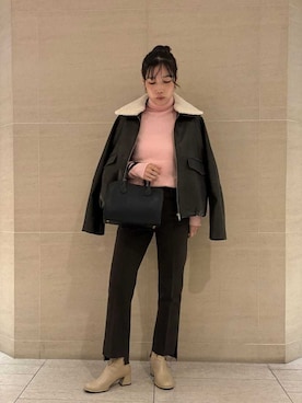 Mila Owenさん(レディース・155cm)の秋コーディネート