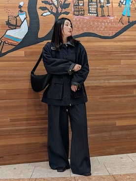 Mila Owenさん（レディース・156cm）の春コーディネート
