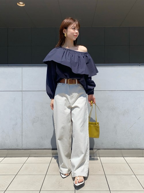 付け襟つき4WAYオフショルブラウス【手洗い可能】（シャツ