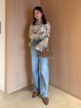 Mila Owenさん(レディース・162cm)の冬コーディネート