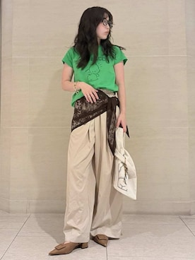 Mila Owenさん(レディース・155cm)の夏コーディネート