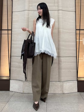 Mila Owenさん(レディース・162cm)の秋コーディネート