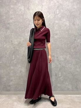 Mila Owenさん（レディース・153cm）の秋コーディネート