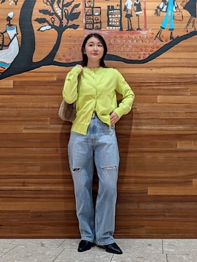 Mila Owenさん(レディース・156cm)の冬コーディネート
