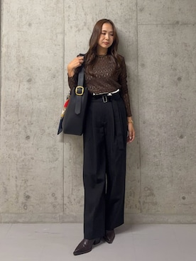 Mila Owenさん(レディース・152cm)の秋コーディネート