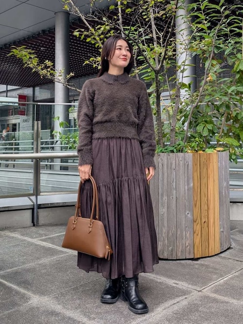 バイカーミドルブーツ（ブーツ）｜Mila Owen（ミラオーウェン）の