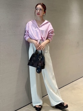 Mila Owenさん(レディース・159cm)の春コーディネート