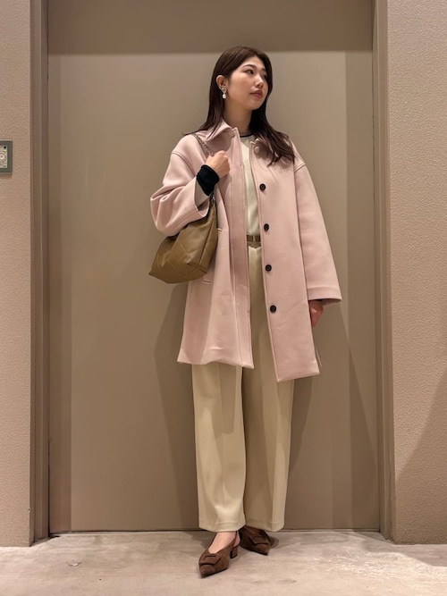 Aki様　2点　mila owen ニット ベージュ　ブラウン 中古・古着通販】Mila Owen (ミラオーウェン) アップリケデザイン金釦V