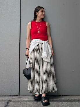 Mila Owenさん(レディース・156cm)の夏コーディネート