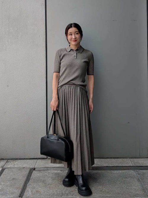 セール】【セットアップ対応】ニットプリーツスカート（スカート