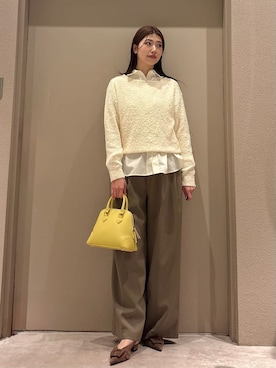 Mila Owenさん(レディース・169cm)の冬コーディネート