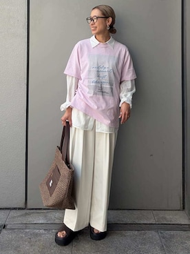 Mila Owenさん(レディース・158cm)の夏コーディネート