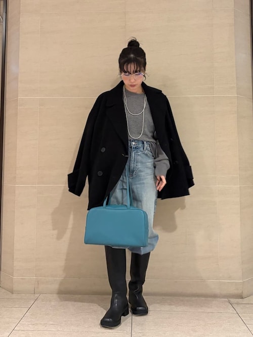 セール】woolコクーンシルエットピーコート（ピーコート）｜Mila Owen