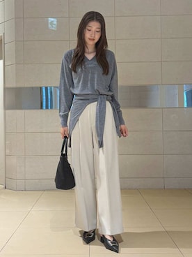 Mila Owenさん(レディース・169cm)の秋コーディネート