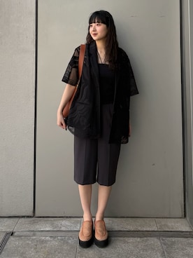 Mila Owenさん(レディース・162cm)の春コーディネート