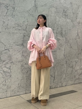 Mila Owenさん（レディース・153cm）の春コーディネート