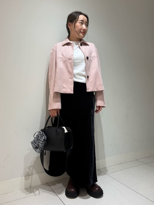 エスカルゴデザインベロアナロースカート エスカルゴデザインベロアナロースカート（マキシ丈/ロング