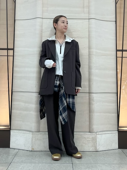 Mila Owen ブラウス シャツ チェックネルシャツ レディース