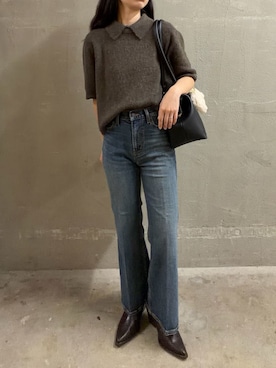 Mila Owenさん(レディース・158cm)の秋コーディネート