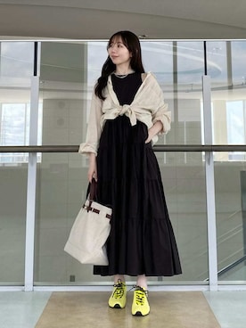 Mila Owenさん(レディース・161cm)の春コーディネート