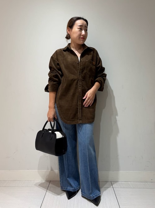 Mila Owen カーブヘムオーバーシャツ カーブヘムオーバーシャツ（シャツ/ブラウス）｜Mila Owen（ミラ