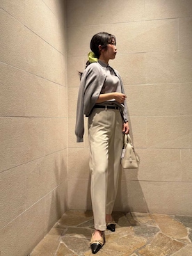 Mila Owenさん（レディース・155cm）の冬コーディネート