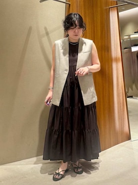 Mila Owenさん(レディース・157cm)の夏コーディネート