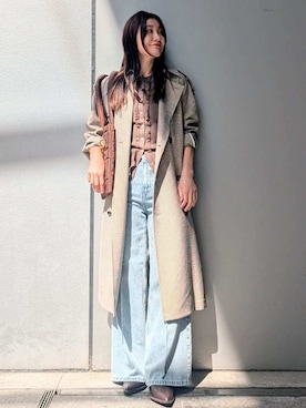 Mila Owenさん(レディース・156cm)の秋コーディネート