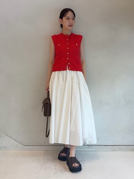 Mila Owenさん(レディース・158cm)の夏コーディネート