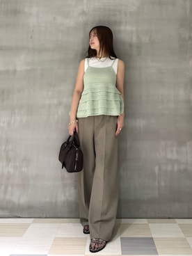 Mila Owenさん(レディース・156cm)の夏コーディネート