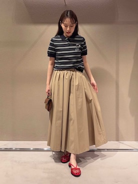 Mila Owenさん(レディース・158cm)の夏コーディネート