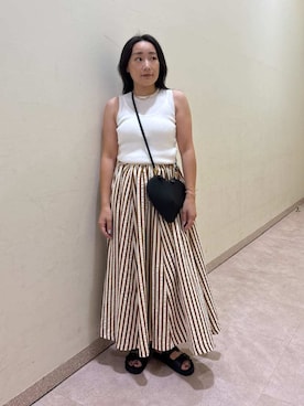 Mila Owenさん(レディース・155cm)の夏コーディネート