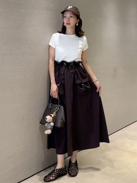 Mila Owenさん(レディース・159cm)の夏コーディネート
